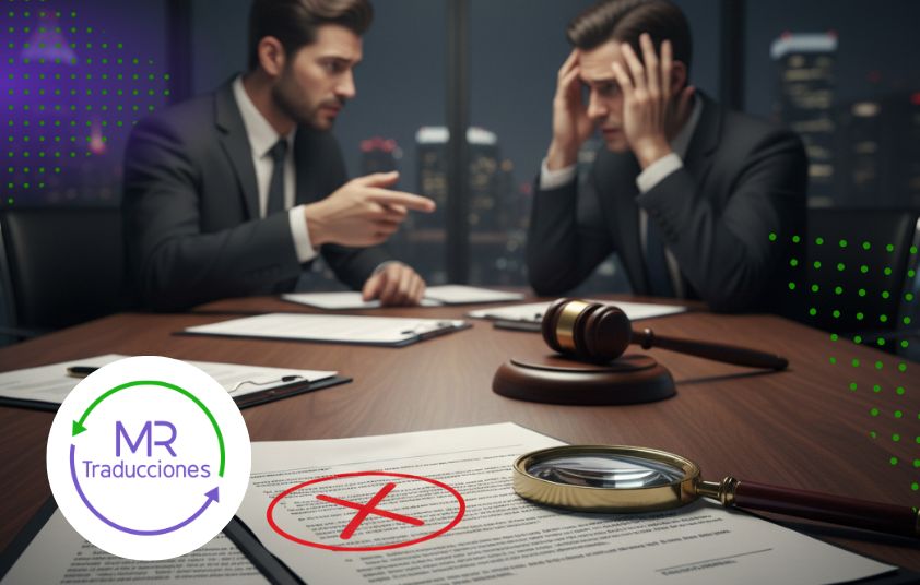 errores en traducciones de juicio o contratos